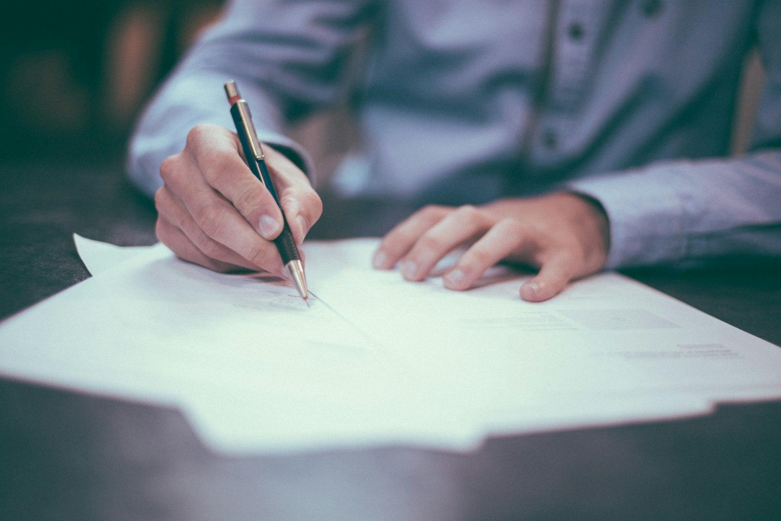 Bookkeeper reconciling accounts for a Denver small business